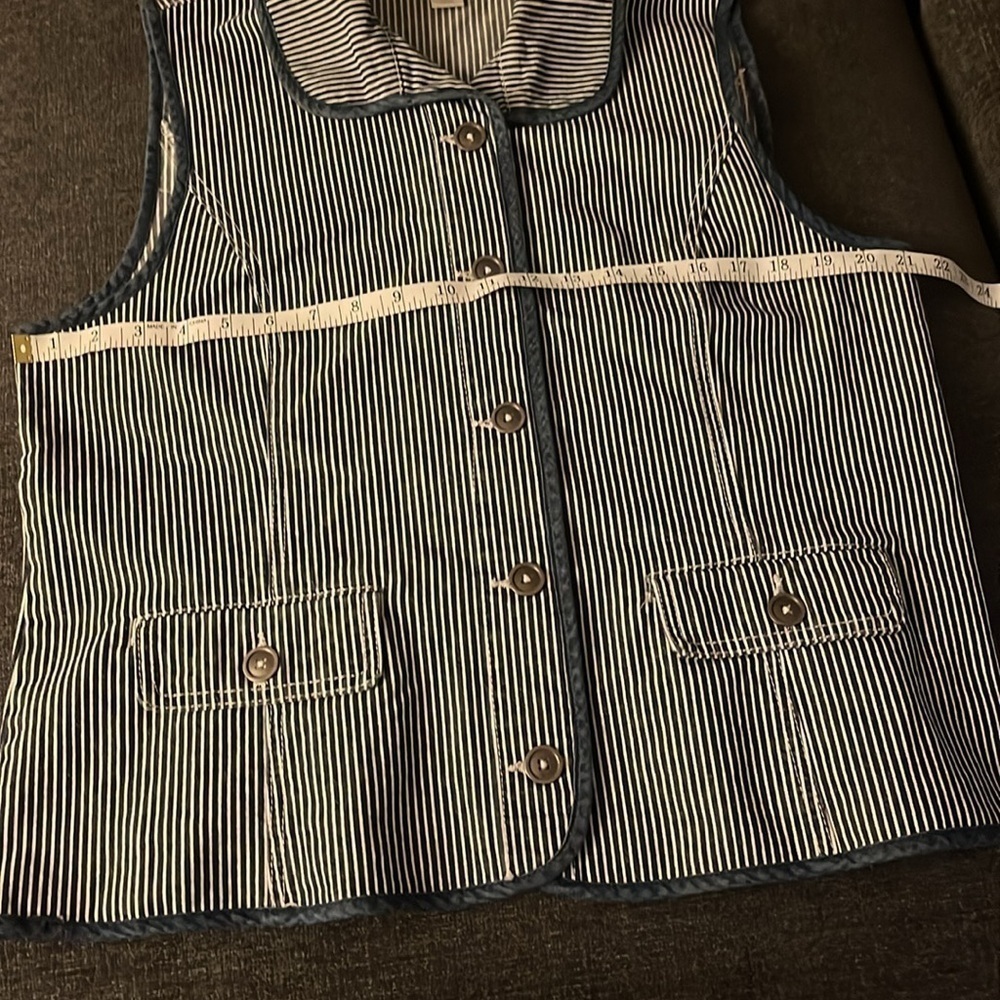 Christopher & Banks Striped Vest - Picture 5 of 6